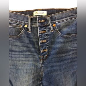 Madewell 10” high-rise skinny crop Jean. Women’s. Size 25.
